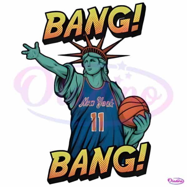 Bang Bang New York Knicks Statue Of Liberty PNG