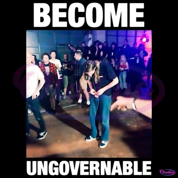 Become Ungovernable Dancing Meme Rebellious Youth PNG