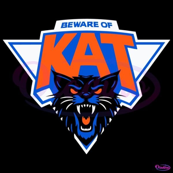 Beware Of Kat New York Knicks Nba Playoffs 2025 SVG