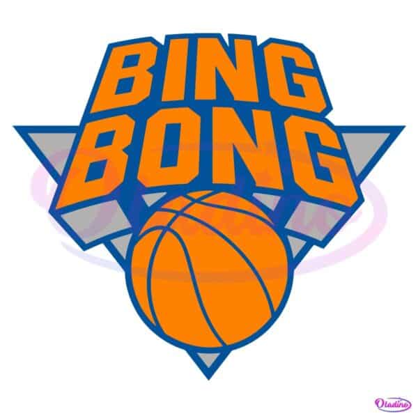 Bing Bong New York Knicks Basketball SVG