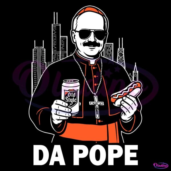 Chicago Pope Leo Xiv Da Pope America SVG