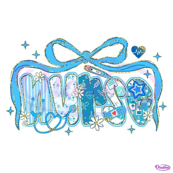 Coquette Floral Nurse Life Nurse Week 2025 PNG Sublimation
