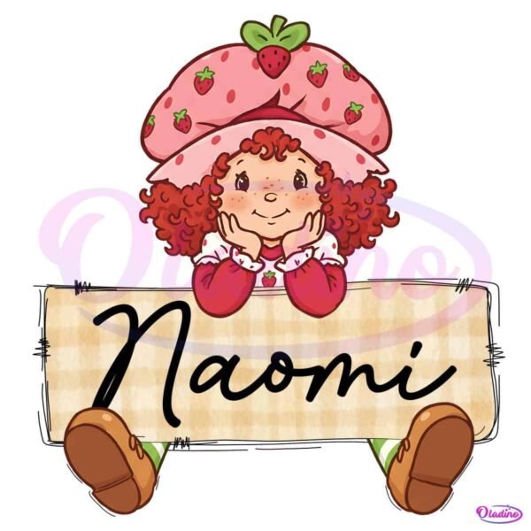 Custom Name Berry Sweet Coquette Girl PNG