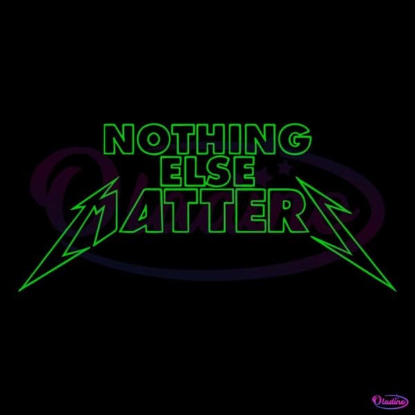 Dallas Stars Hockey Nothing Else Matters SVG