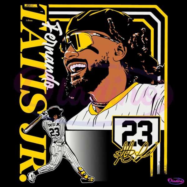 Fernando Tatis Jr Collage Frame San Diego Padres PNG
