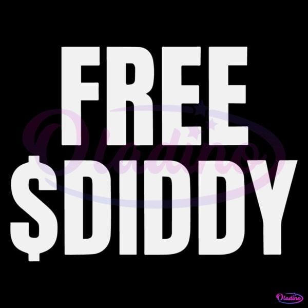 Free Diddy Protesters SVG