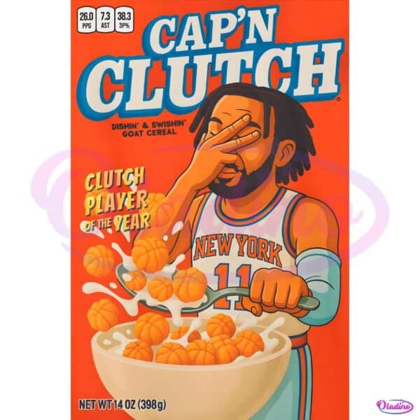 Funny Captain Clutch Jalen Brunson Knicks PNG