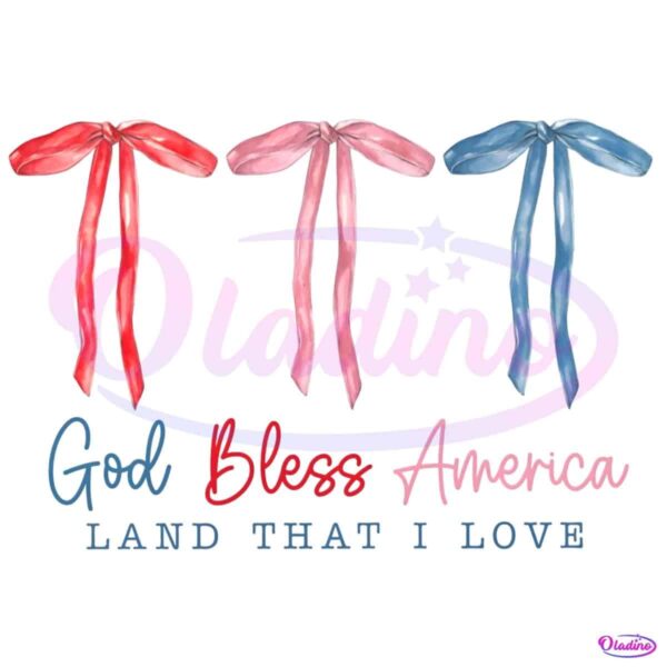 God Bless America Coquette Land That I Love PNG