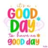 Good Day Retro Groovy PNG Design