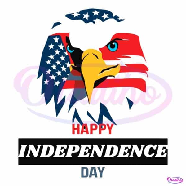 Happy Independence Day Eagle Patriotic SVG