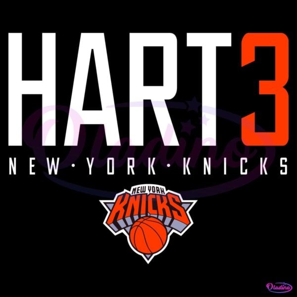 Hart3 New York Knicks Basketball Nba Playoffs 2025 SVG