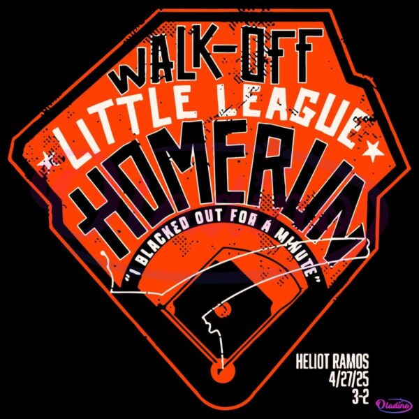 Heliot Ramos Walk Off Inside The Park Home Run SVG