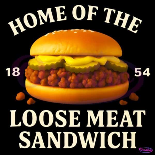 Home Of The Loose Meat Sandwich 1854 Skippers Loose Meat PNG
