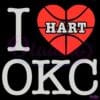 I Hart Okc Basketball SVG