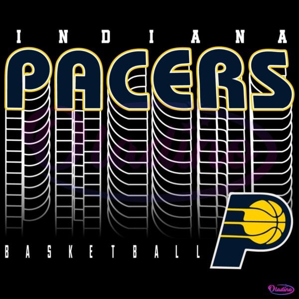 Indiana Pacers Repeat Basketball Playoffs 2025 SVG