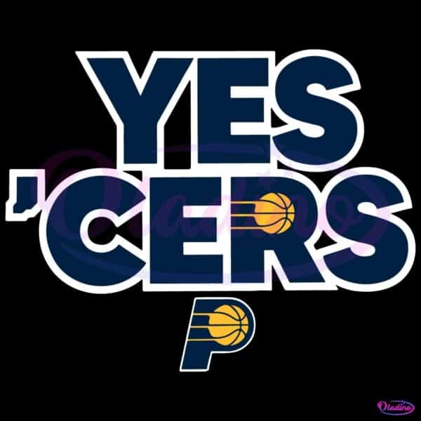 Indiana Pacers Yes Cers 2025 Nba Playoffs Game 2 SVG