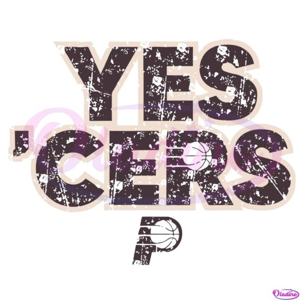 Indiana Pacers Yes Cers Basketball Playoffs SVG