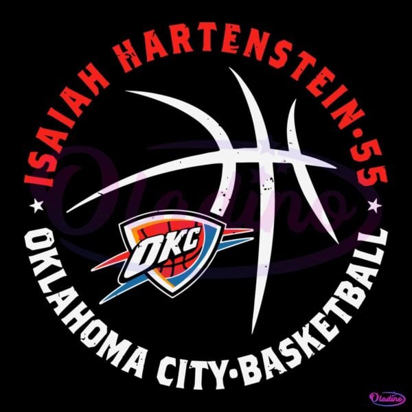 Isaiah Hartenstein Oklahoma City Thunder Player Ball SVG