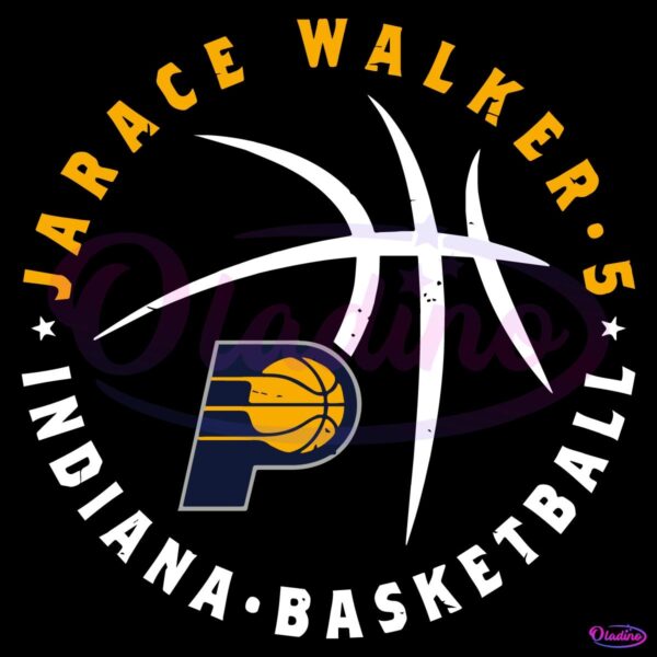 Jarace Walker Indiana Pacers Basketball Player Ball SVG