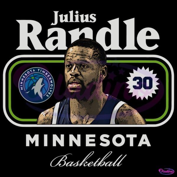 Julius Randle Minnesota Basketball Cover Graphic PNG