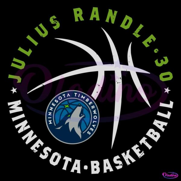 Julius Randle Minnesota Timberwolves Basketball SVG