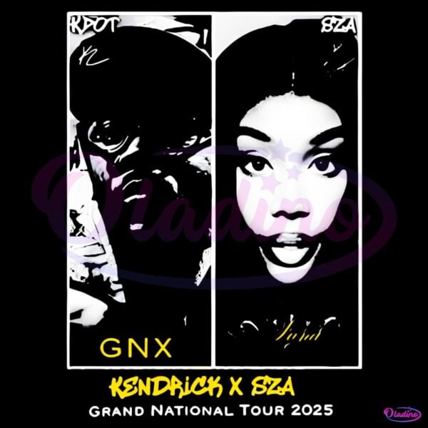 Kendrick Lamar X Sza Kdot Gnx Grand National Tour 2025 PNG