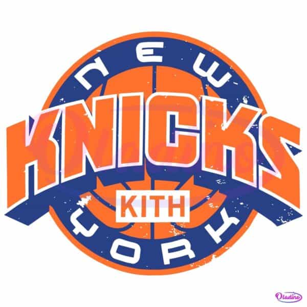 Kith For The New York Knicks Nba Playoffs 2025 SVG