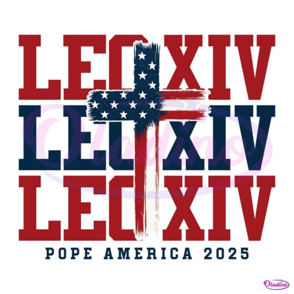 Leo Xiv Pope America Cross 2025 PNG