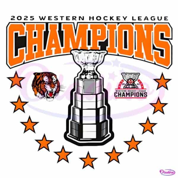 Medicine Hat Tigers 2025 Whl Champions PNG