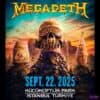 Megadeth To Perform In Istanbul 2025 PNG