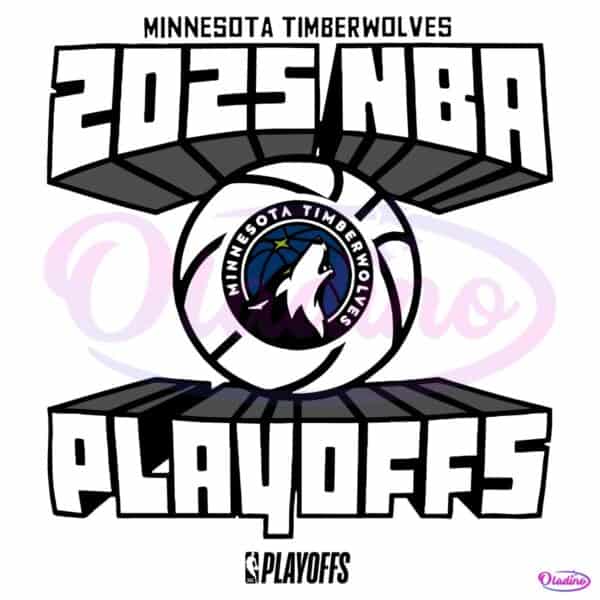 Mens Minnesota Timberwolves 2025 Playoffs Spiced SVG