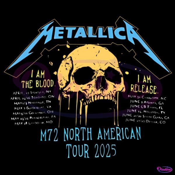 Metallica M72 North American Tour 2025 PNG