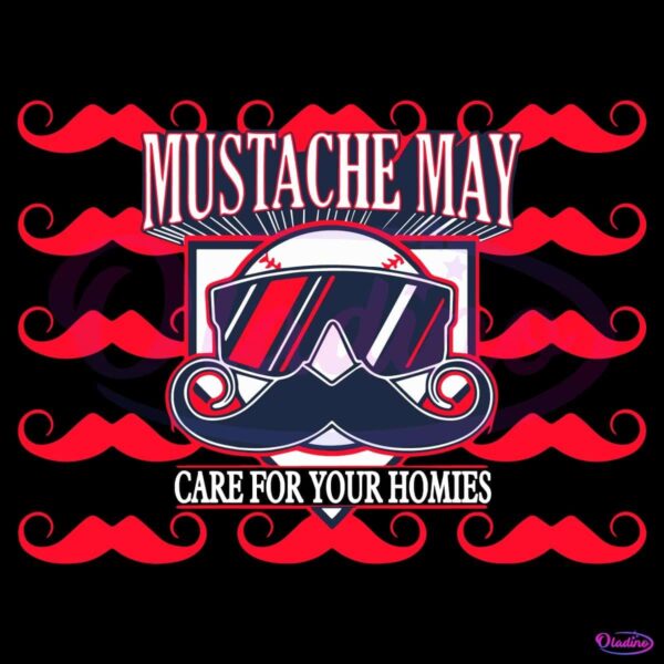 Mustache May Care For Your Homies Reno Aces Baseball SVG