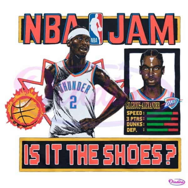 Nba Jam Shai Gilgeous Alexander Thunder PNG