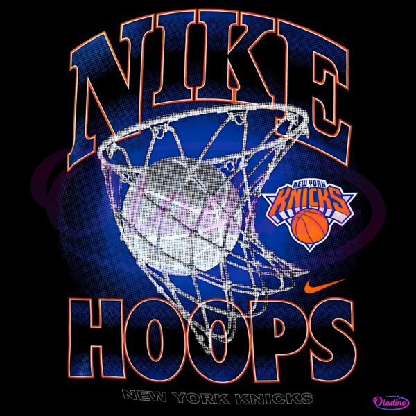 New York Knicks Courtside Nike Hoops PNG