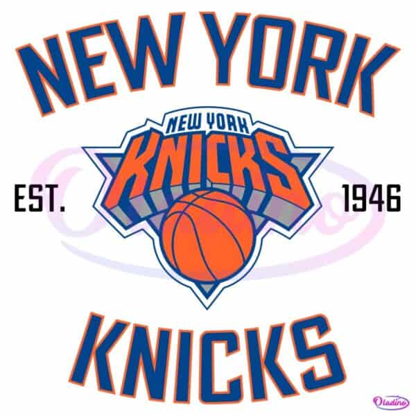 New York Knicks Team Heritage Est 1946 SVG