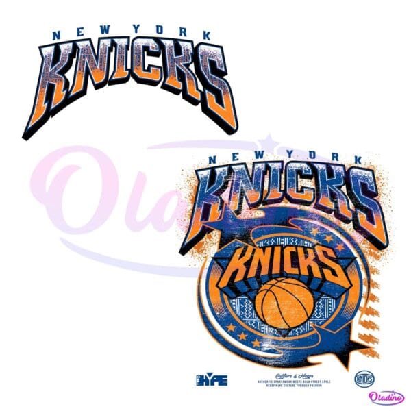 New York Knicks Two Hype Drip And Dime Collection PNG