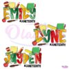 Personalized School Name Juneteenth Teacher PNG