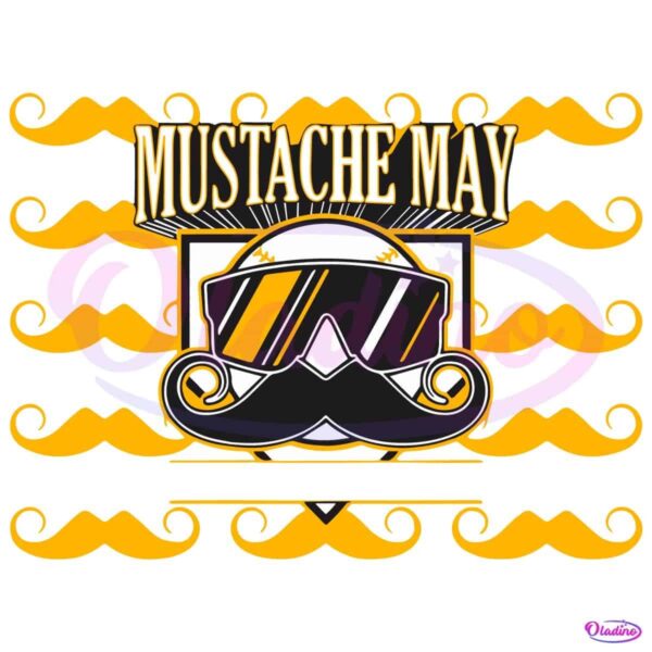 Pittsburgh Pirates Mustache May 2025 SVG