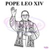 Pope Leo Xiv Robert Prevost New Pope 2025 SVG