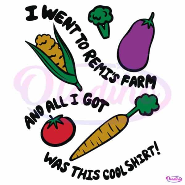 Remi Wolf I Went To Remis Farm And All I Got SVG