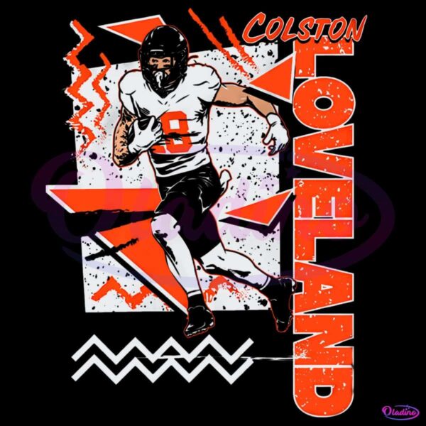 Retro 90S Colston Loveland Chicago Bears PNG
