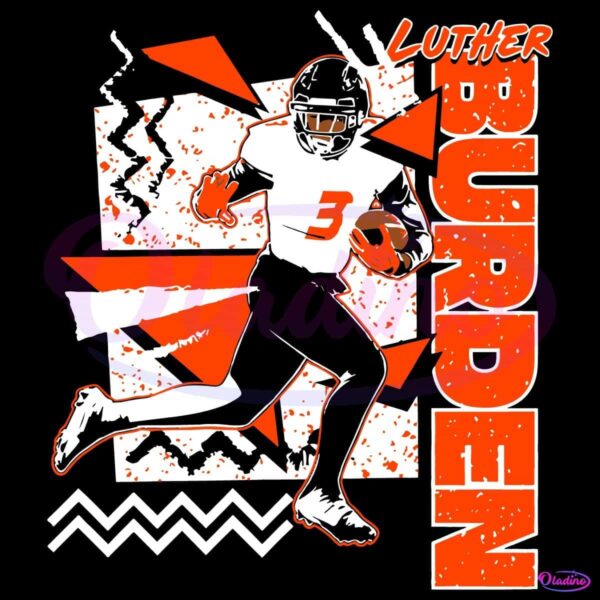 Retro 90S Luther Burden Iii Chicago Bears SVG