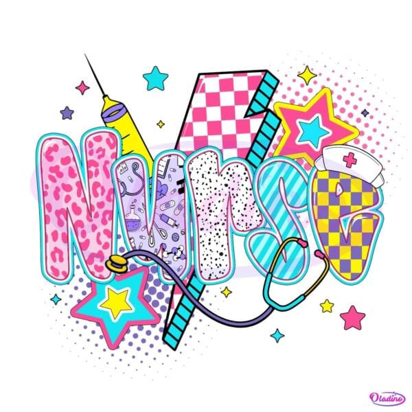 Retro Checkered Nurse PNG, Happy Nurse Week 2025 PNG, Nurse Life PNG, Retro Nurse PNG, Nursing PNG, Rn Cna Nurse PNG, Nurse Pride