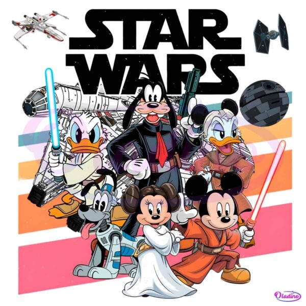 Retro Mouse And Friends Star Wars PNG