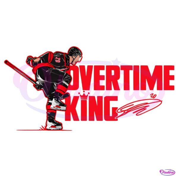 Sebastian Aho Overtime King Carolina Hurricanes PNG