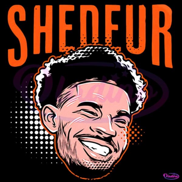 Shedeur Sanders Swag Head Cleveland Browns Player PNG