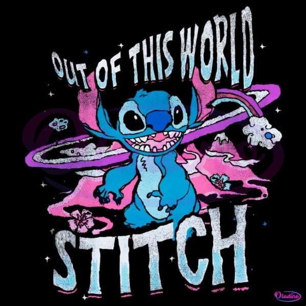 Stitch Out Of This World Space Adventure PNG
