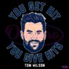 Tom Wilson You Get Hit You Give Hits PNG