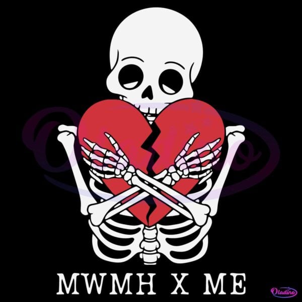 True Crime Skeleton Heart Mwmh Podcast SVG
